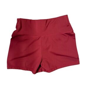 🔥 High-Waisted Scrunch Back Athletic Shorts - Size S 🔥
